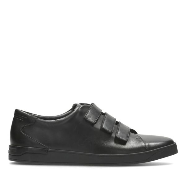 Clarks Mens Stanway Flow Trainers Black | CA-1908452